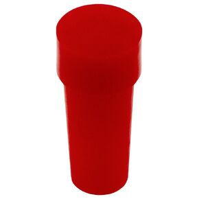 Caplugs 99394619 Plastic Type K Copper Tubing Plug. K-6, PE-LD, Cap OD 0.37" Plug ID 0.340", Red (Pack of 200)
