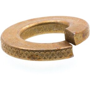 Prime-Line 9119184 Medium Split Lock Washers, 1/4 in, Grade 8 Yellow Zinc Plated Steel (25 Pack)