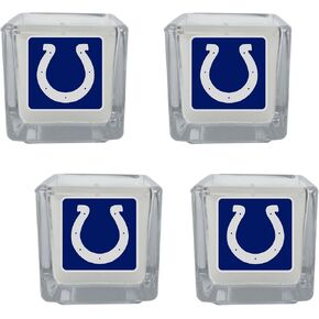 شموع معطرة من Siskiyou Sports NFL Indianapolis Colts، 4 قطع مقاس واحد، ألوان الفريق in Kuwait