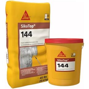 SikaTop 144 مقاوم للماء، معدل بالبوليمر، طلاء أسمنتي، رمادي، 5 جالون in Kuwait