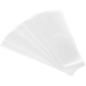 Clear Perforated Shrink Bands 45 x 23 mm Bundle of 400 Fits 3/4 to 1 Inch Bottle Caps Heat Seal Wraps for Bottles Jars,Industrial Shrink Wrap Supplies