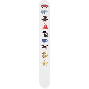 Eye Chart, Fixation Stick Vision Tester, Waterproof Coating Thicken, Clear Colorful Animal Patterns, Kids Vision Optometry Test Card(No. 1)