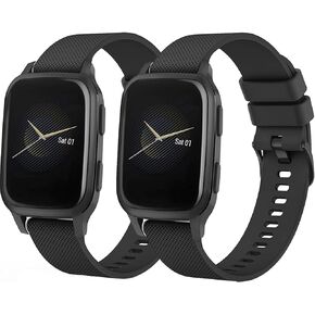 2 Pack Compatible with Garmin Venu Sq Watch Band, Quick Release 20mm for Garmin Venu Sq/Venu Sq 2/Venu 2 Plus Band/Garmin Vivoactive 3/Vivoactive 5 Watch Bands