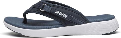 DREAM PAIRS Womens Arch Support Lightweight Flip Flops | Soft arch support footbed, deep heel cup, anti-slip soles adjustable strap offer comfort for summer outings and outdoor walks in Saudi Arabia