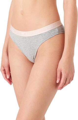 Emporio Armani Women's Iconic Logoband 2 Pack Brazilian Brief in Kuwait