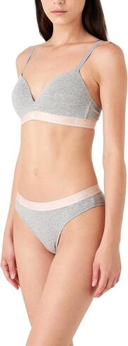 Emporio Armani Women's Iconic Logoband 2 Pack Brazilian Brief in Kuwait