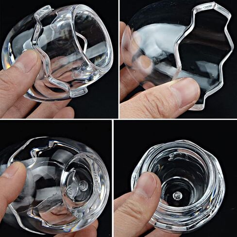 2 Pcs Acrylic Toothpick Box with Lid Portable Egg Shape Toothpick Dispenser Clear Toothpick Holder Organizer Decorative Toothpick Jar Fruit Picks Container for Home Restaurant Hotel in Saudi Arabia