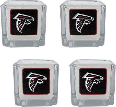 شموع معطرة من Siskiyou Sports NFL Atlanta Falcons، 4 قطع مقاس واحد، ألوان الفريق in Saudi Arabia