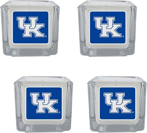 شموع معطرة من Siskiyou Sports NCAA Kentucky Wildcats، 4 قطع مقاس واحد، ألوان الفريق in Saudi Arabia
