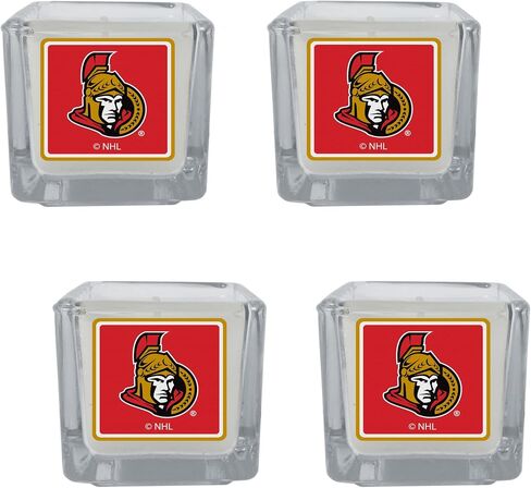 Siskiyou Sports NHL Ottawa Senators Scented Candles, 4 pk One Size, Team Colors in Saudi Arabia