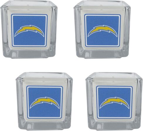شموع معطرة من Siskiyou Sports NFL Los Angeles Chargers، 4 قطع مقاس واحد، ألوان الفريق in Saudi Arabia