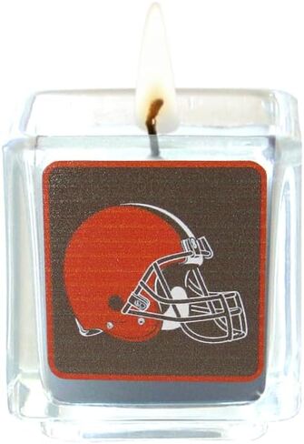 شموع معطرة من Siskiyou Sports NFL Cleveland Browns، 4 قطع مقاس واحد، ألوان الفريق in Saudi Arabia