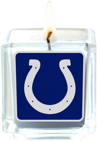 شموع معطرة من Siskiyou Sports NFL Indianapolis Colts، 4 قطع مقاس واحد، ألوان الفريق in Kuwait