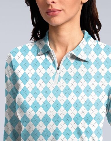 Women's Polo Shirts Long Sleeve UPF 50+ UV Protection Shirts Lightweight Quick Dry Cool Shirts for Women Golf Work Outdoor in Kuwait