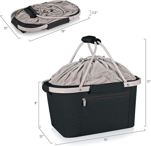 PICNIC TIME NCAA Unisex-Adult NCAA Metro Basket Collapsible Cooler Tote in Saudi Arabia