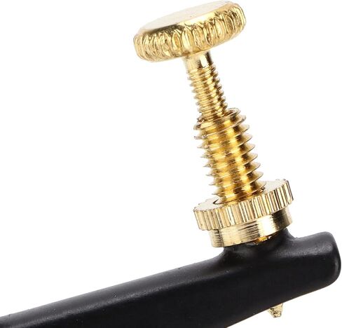 4Pcs Violin Fine Tuners Metal Violin String Violin Fine Tuner Screw Adjuster Replacement Musical Accessories for 3/4 4/4 Violins(Black) in Saudi Arabia