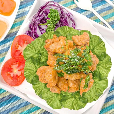 Garneck 3PCS Artificial Lettuce Leaves - Fake Vegetables Leaf - 1:1 Reproduction of Simulated Vegetable Models for Home Kitchen Food Playset Display Window Photography Props in Saudi Arabia