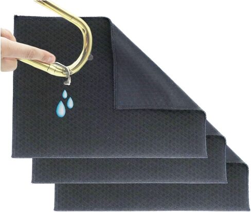 The Original Spit Catcher by Brasstache - For Brass/Wind Instruments, Ultra-Absorbent and Leakproof, Multi-layered Cloth Pad to Empty Your Spit, Self-Packing…… (3-pack) in Saudi Arabia
