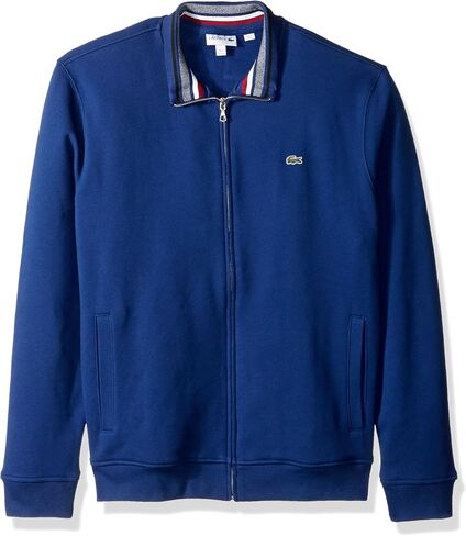 Lacoste Men's Semi Fancy Brushed Pique Fleece Full Zip Sweatshirt in Saudi Arabia