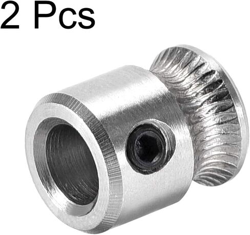 Uxcell MK8 Drive Gear Direct Extruder Drive 5 مم تتحمل للطارد قطعتين in Saudi Arabia