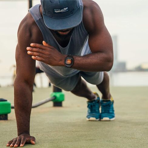 GELISHI متوافق مع سوار Fitbit Versa 3 مع ممتص للصدمات، جراب واقٍ رياضي من مادة TPU وحزام بديل لساعة Fitbit Sense/Fitbit Versa 3 الذكية in Kuwait