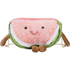 3D Cute Plush Animal Shoulder Bag Women Ladies Teddy Bear Cross Body Bag