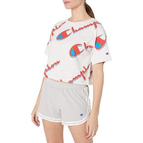 Champion Women's Cropped Tee-Print