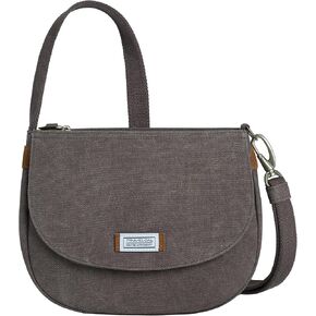 Travelon Heritage Anti-Theft Saddle Crossbody, Pewter in Kuwait