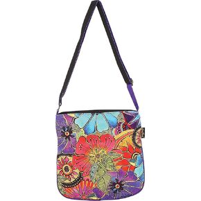 Laurel Burch Floral Crossbody Bag (Multi)