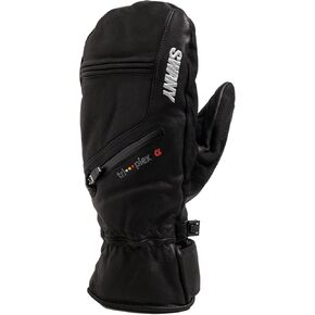 قفازات سواني النسائية للثلج الشتوية المعزولة المقاومة للماء والمسامية مع جيب بسحاب in Kuwait