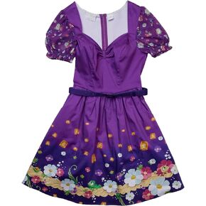 Loungefly Stitch Shoppe Disney Rapunzel Floral Lantern Allison Dress - Size Medium