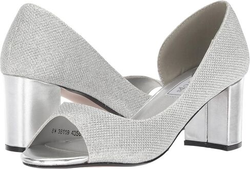 Touch Ups Women's Joy Pump, Silver Shimmer, 8.5 W US in Saudi Arabia
