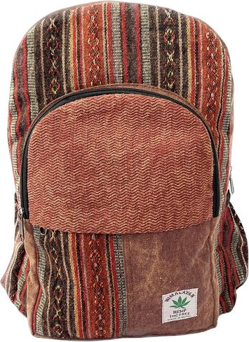 Brown large hemp backpack, hippie backpack in Saudi Arabia