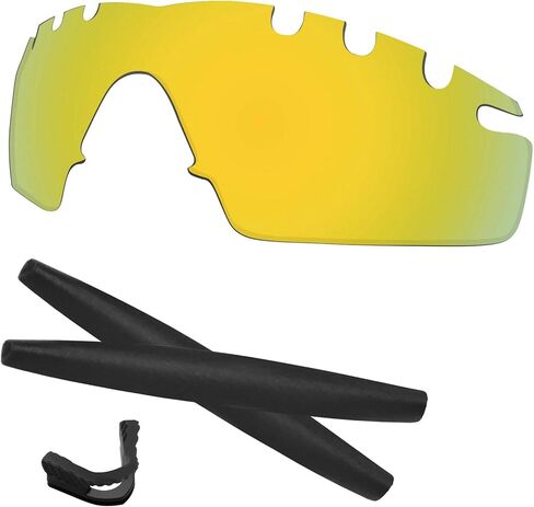 عدسات Predrox M Frame Strike ذات فتحات تهوية وأطقم مطاطية بديلة لنظارات Oakley الشمسية المستقطبة in Kuwait