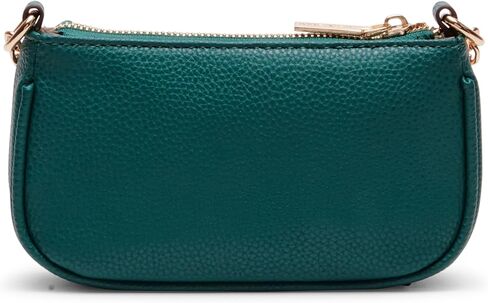 Anne Klein Mini Crossbody with Chain Swag, Emerald in Saudi Arabia
