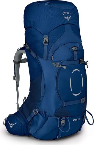 Osprey Ariel 55L Women's Backpacking Backpack, Ceramic Blue, WM/L in Saudi Arabia