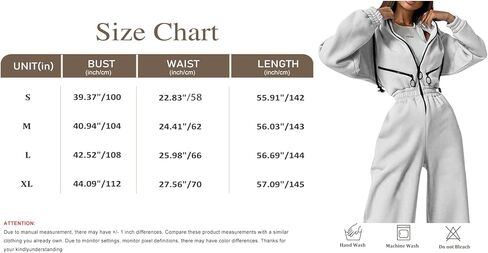 طقم جمبسوت من الصوف للنساء من كوزيبوين مكون من سويت شيرت بقلنسوة وخصر مرتفع للنساء in Kuwait