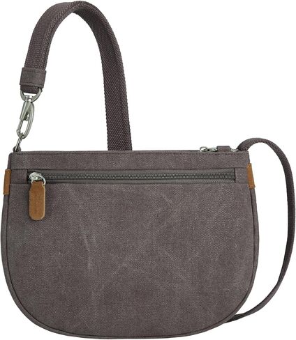 Travelon Heritage Anti-Theft Saddle Crossbody, Pewter in Kuwait