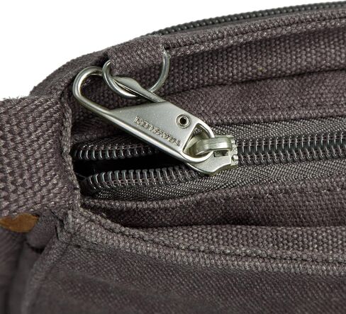 Travelon Heritage Anti-Theft Saddle Crossbody, Pewter in Kuwait