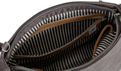 Travelon Heritage Anti-Theft Saddle Crossbody, Pewter in Kuwait