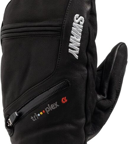 قفازات سواني النسائية للثلج الشتوية المعزولة المقاومة للماء والمسامية مع جيب بسحاب in Kuwait