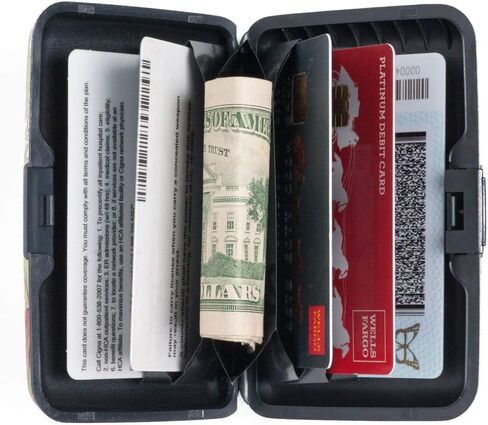 Fig Design Group Armored Wallet RFID Secure Data Theft Protection Credit Card Case (Sea Turtle) in Kuwait