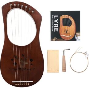 ERINGOGO 1 Set Lyre Beginner Musical Kid Toy Kid Musical Pentatonic Harp Kids Musical Instruments Portable Piano Kid Piano Kids Toys Irish Birthday Present Child Christmas