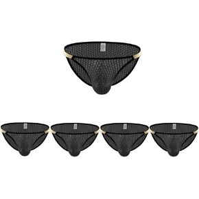 Faringoto Men'S Sexy Low Waist Underpants Breathable Thong Bikini Lingerie Briefs