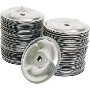 Steel Tambourine Jingles, 100 Count