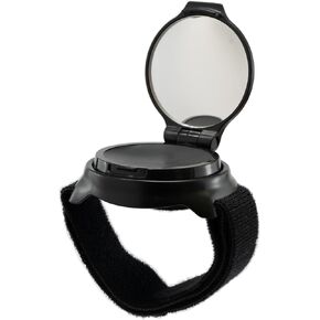 Wearable Bike Wrist – Adjustable 360° Bicycle Rear View Mirror – Safe Bike Accessories for Cyclists, Mountain, Road Bike Riding – Durable Black Plastic Bike Mirror Wristband