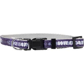 NCAA PET Collar Kansas State Wildcats Dog Collar, Size Small College Team Collar for Dogs & Cats. A Shiny & Colorful Dog & Cat Collar Licensed by The NCAA