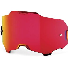 100% ARMEGA Goggle Replacement Lens - (HIPER RED MIRROR)