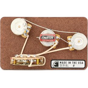 Emerson Custom 5-Way Prewired Kit for Fender Stratocasters - 250k Pots