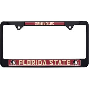 Florida State Seminoles Black License Plate Frame